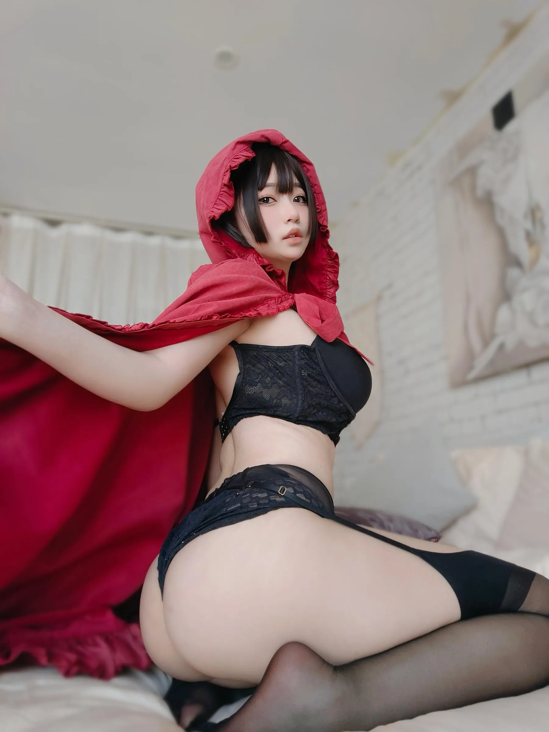 女主K – NO.25 小红帽和红苹果 [86P]插图3